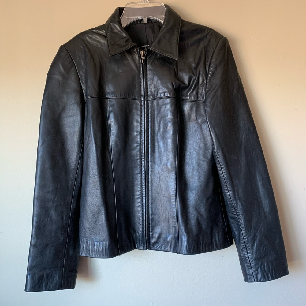 Anonymous John Carlisle Genuine Leather Jacket